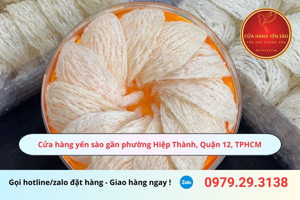 Cửa hàng yến sào gần phường Tân Chánh Hiệp, Quận 12, TPHCM